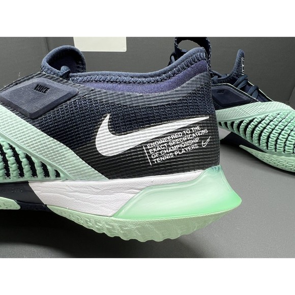 Nike React Vapor NXT HC Obsidian White Mint Shoes CV0742-410 Women Sz 8.5 NEW - Picture 9 of 12